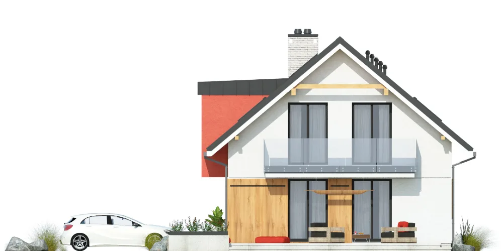 Elewacja boczna prawa