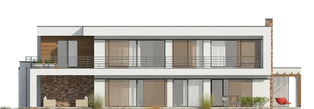 Elewacja boczna lewa