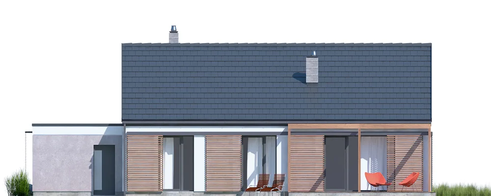 Elewacja boczna lewa