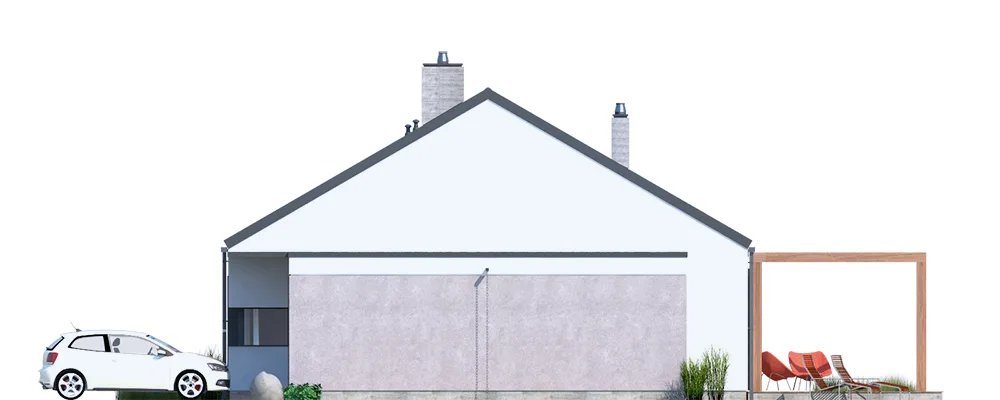 Elewacja boczna prawa