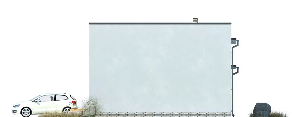 Elewacja boczna prawa