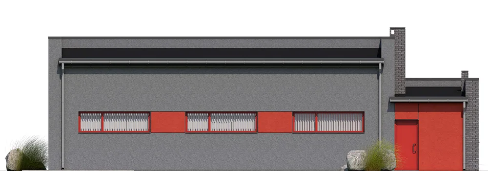 Elewacja boczna lewa