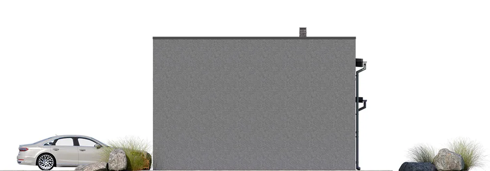 Elewacja boczna prawa