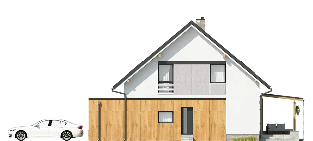 Elewacja boczna prawa