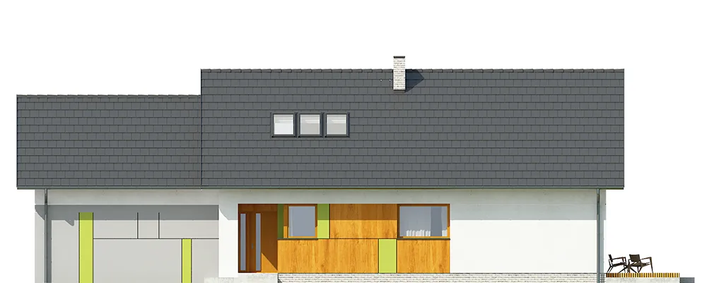 Elewacja boczna prawa