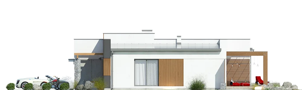 Elewacja boczna prawa