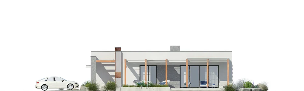 Elewacja boczna prawa