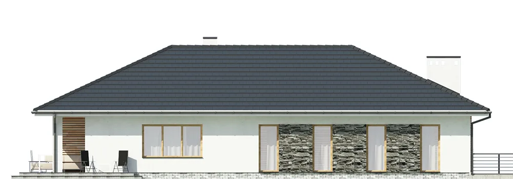 Elewacja boczna lewa