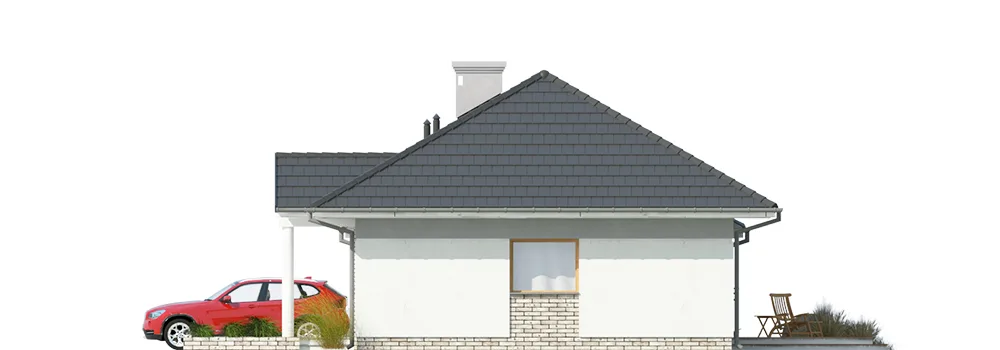 Elewacja boczna prawa