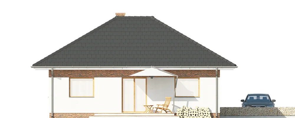 Elewacja boczna lewa