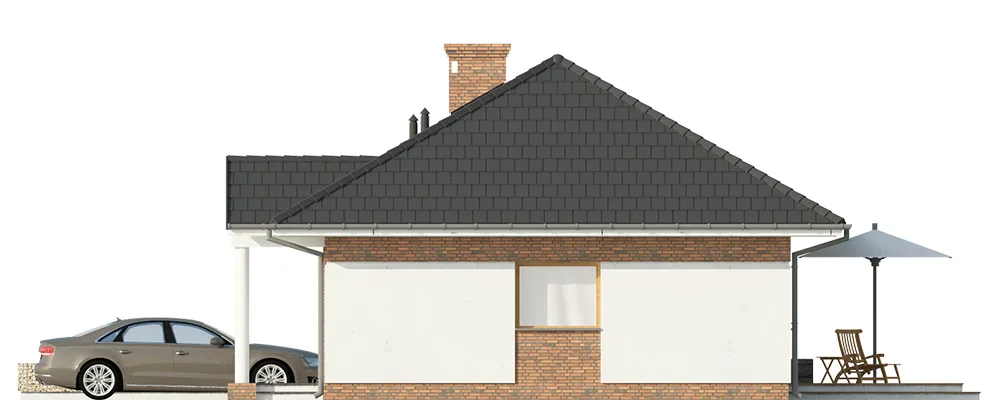 Elewacja boczna prawa