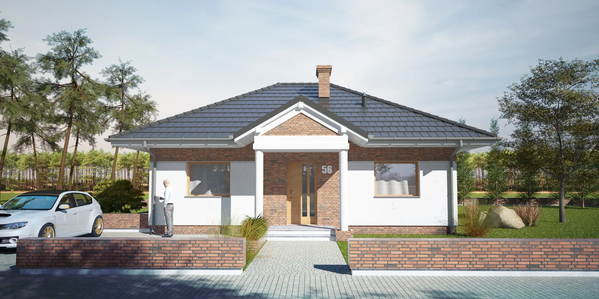 Wizualizacja projektu Modestus II - zdjęcie 2