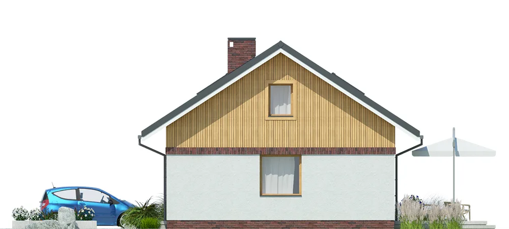 Elewacja boczna prawa