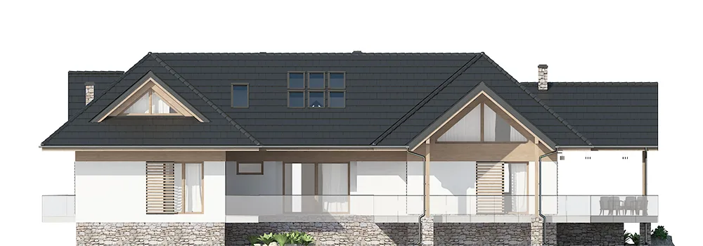 Elewacja boczna lewa