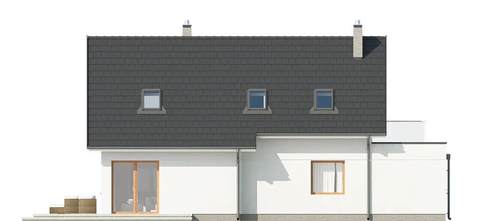 Elewacja boczna lewa