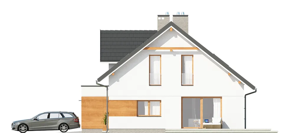 Elewacja boczna prawa