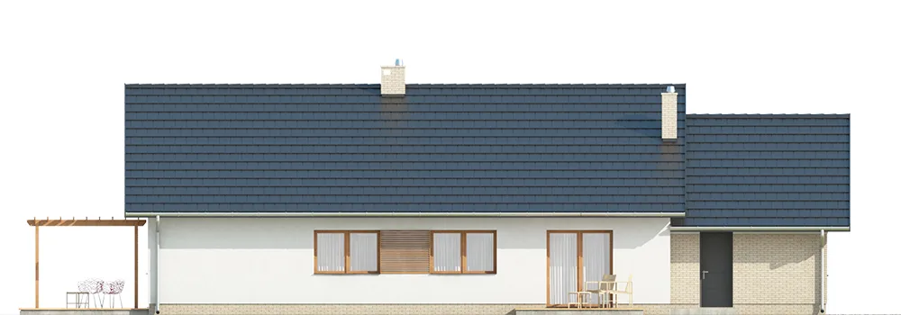 Elewacja boczna lewa