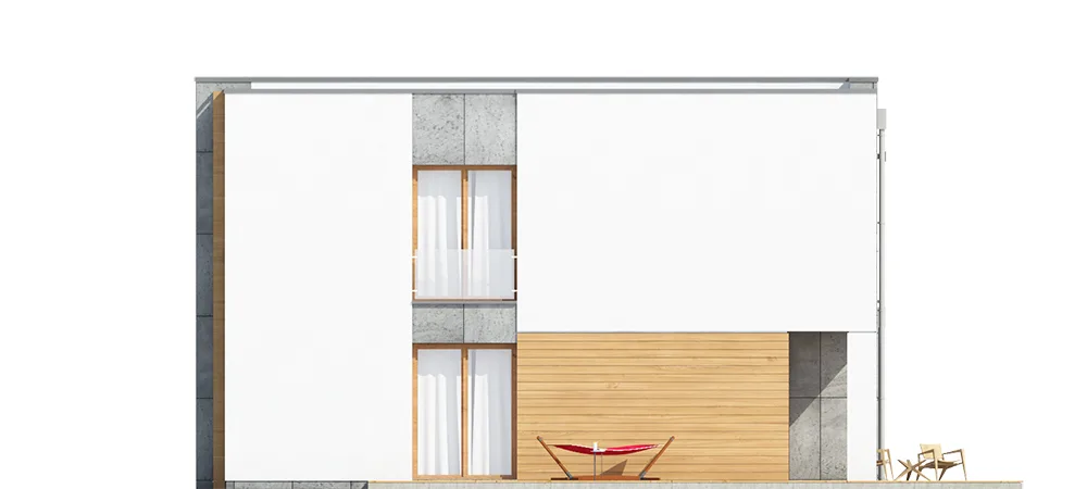 Elewacja boczna lewa