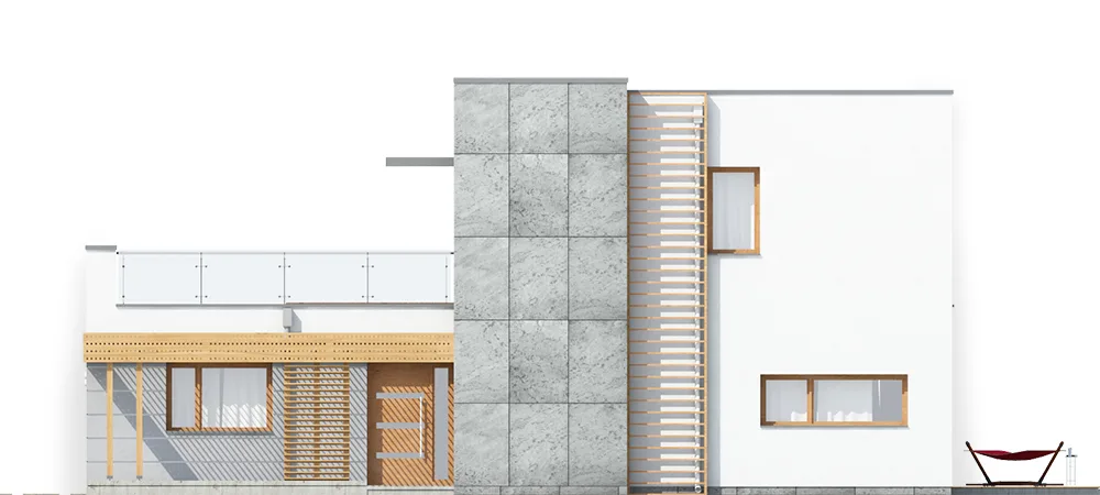 Elewacja boczna prawa