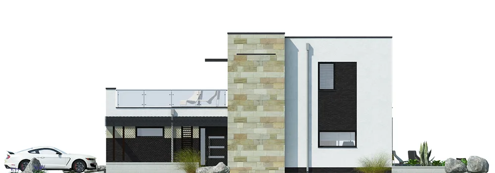 Elewacja boczna prawa