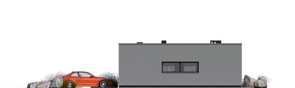 Elewacja boczna prawa