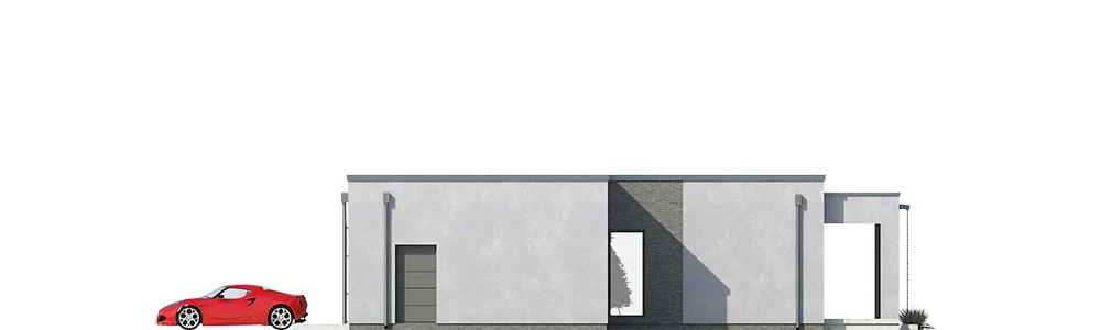 Elewacja boczna prawa