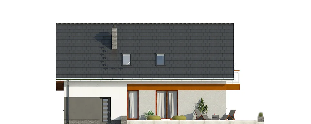 Elewacja boczna lewa