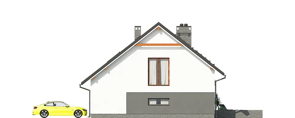 Elewacja boczna prawa