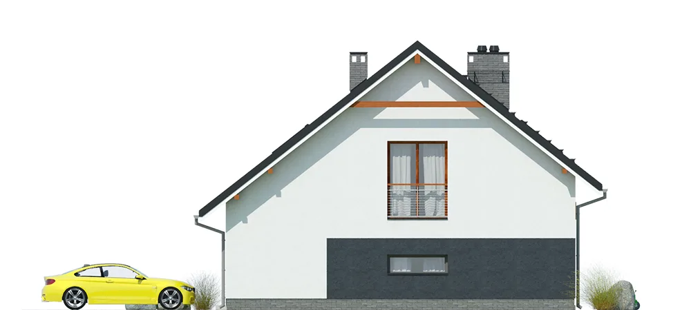 Elewacja boczna prawa