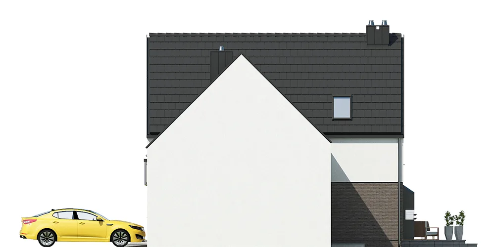 Elewacja boczna prawa