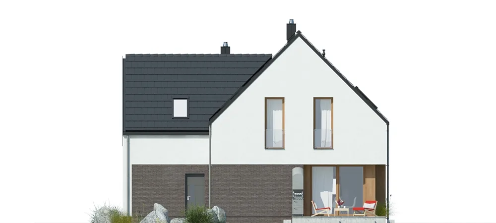 Elewacja boczna lewa