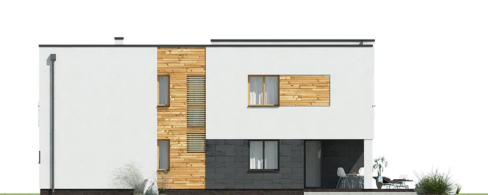 Elewacja boczna lewa