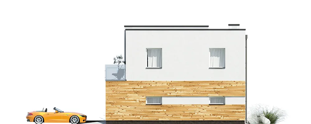 Elewacja boczna prawa