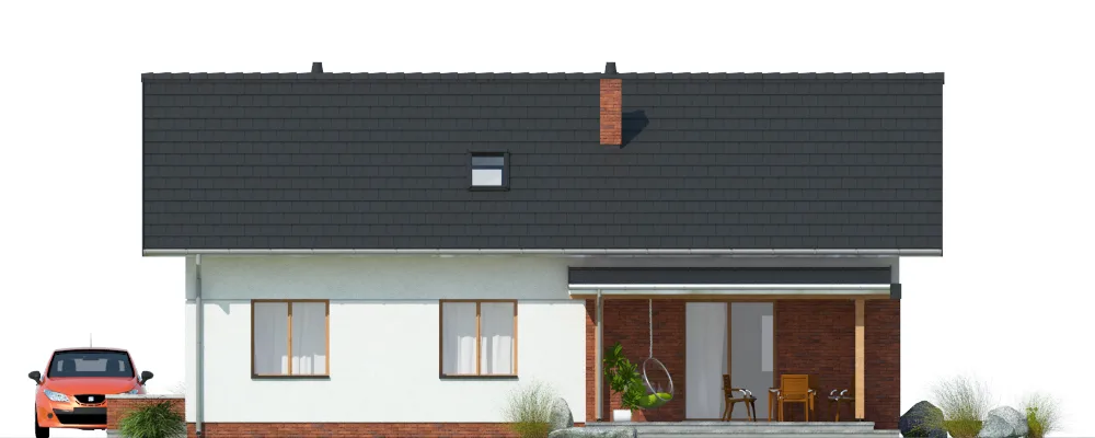 Elewacja boczna lewa