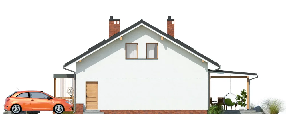 Elewacja boczna prawa