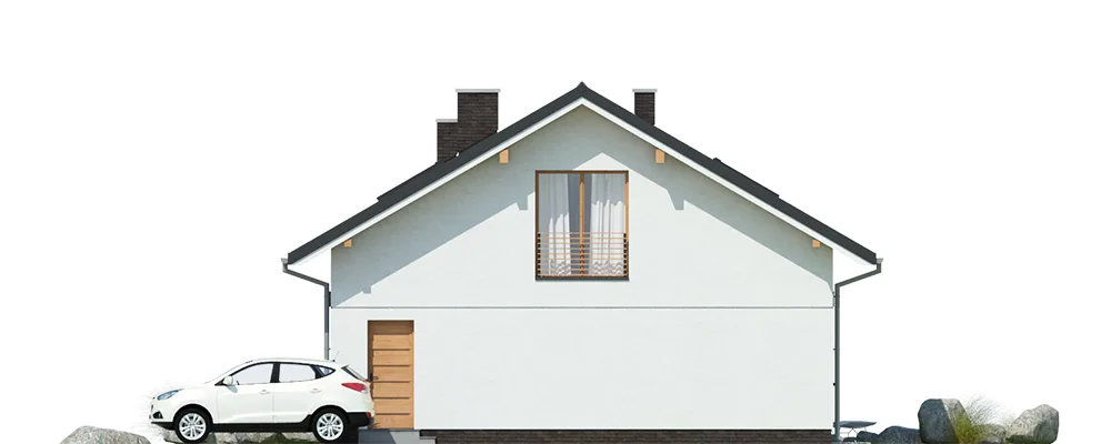 Elewacja boczna prawa