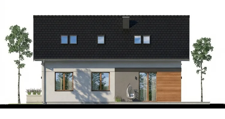 Elewacja boczna lewa