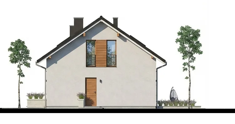 Elewacja boczna prawa