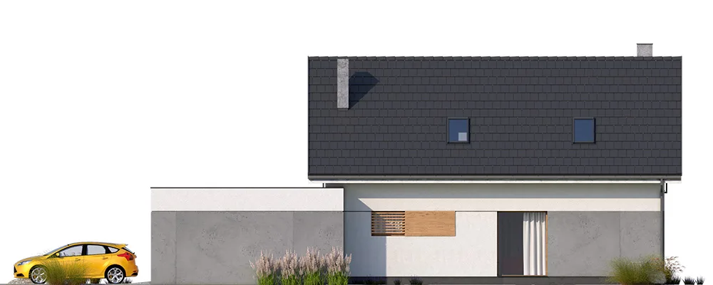 Elewacja boczna prawa