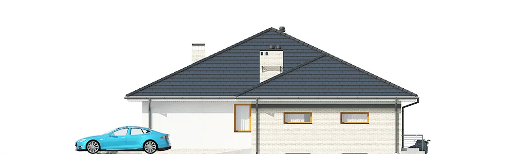 Elewacja boczna prawa