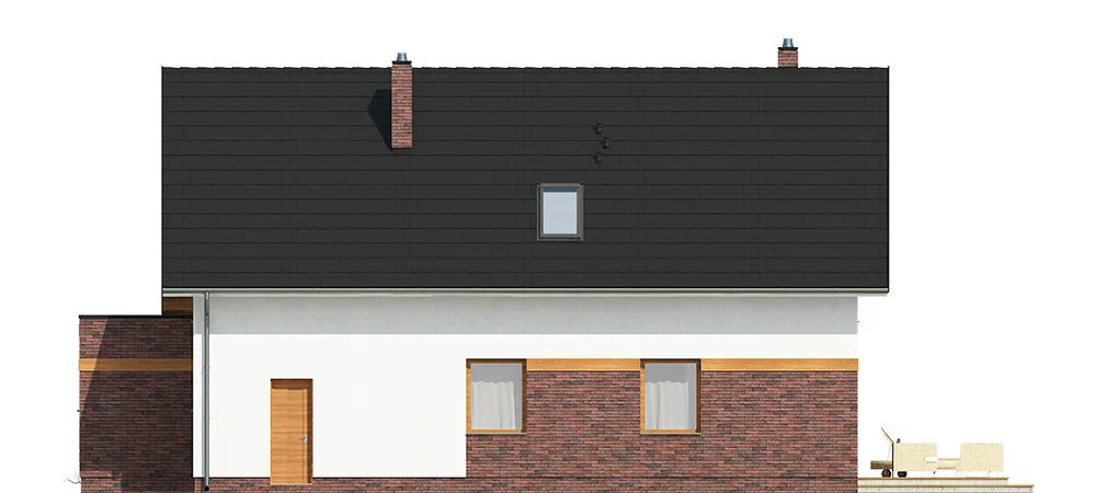 Elewacja boczna lewa