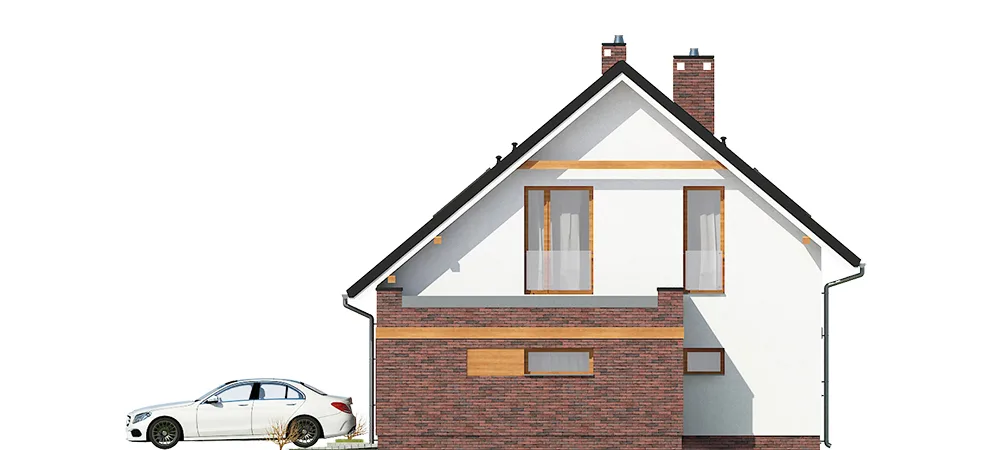 Elewacja boczna prawa