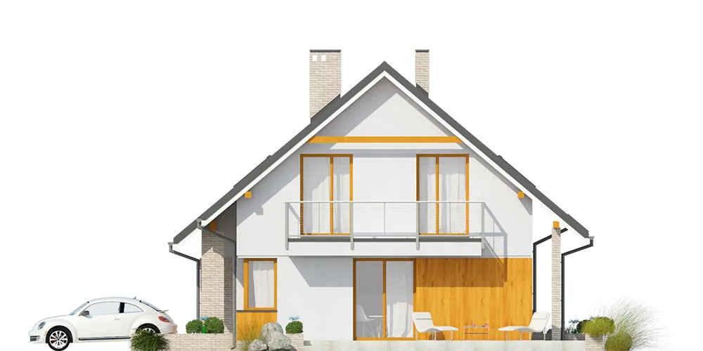 Elewacja boczna prawa