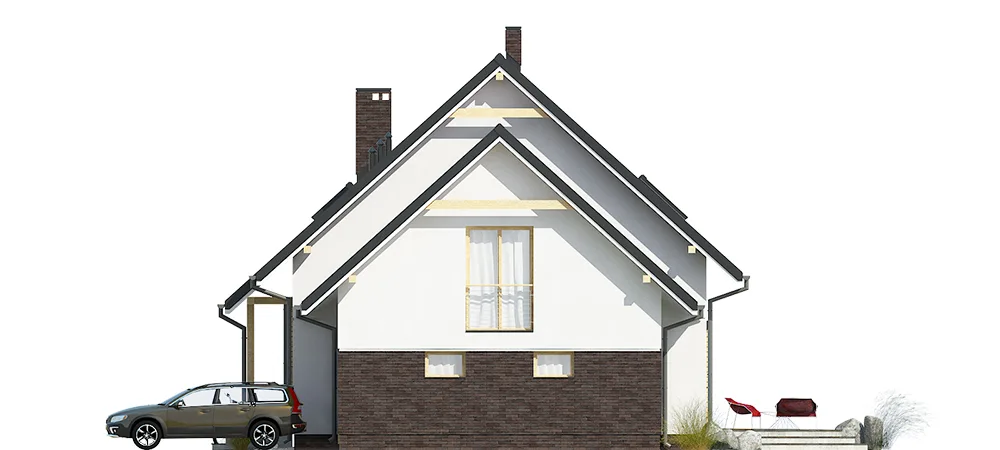 Elewacja boczna prawa