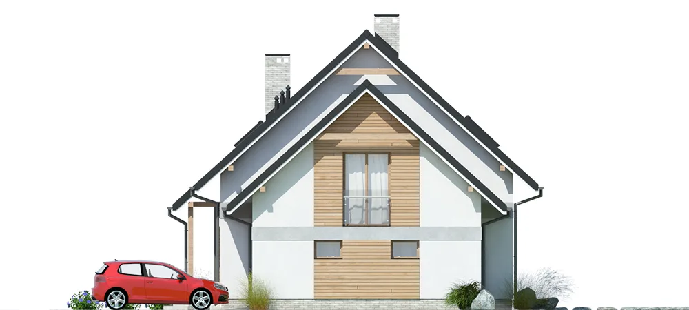 Elewacja boczna prawa