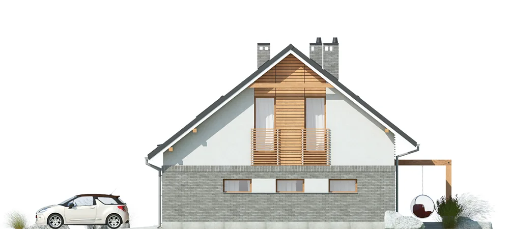 Elewacja boczna prawa