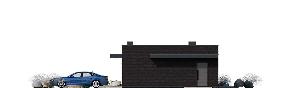 Elewacja boczna prawa