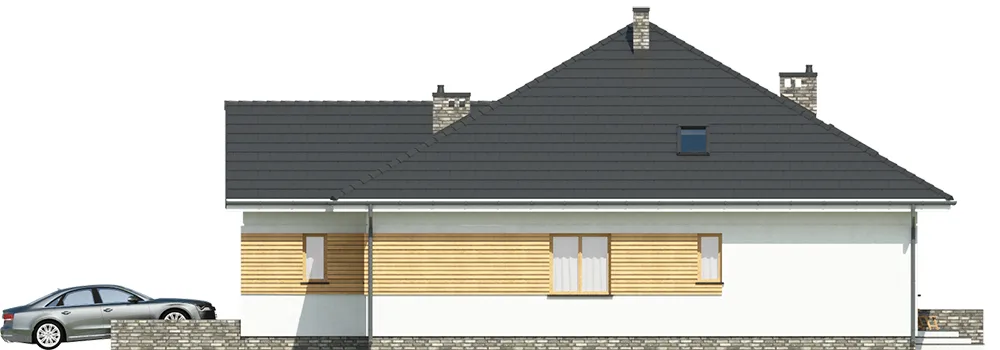 Elewacja boczna prawa