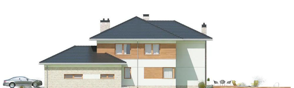 Elewacja boczna prawa