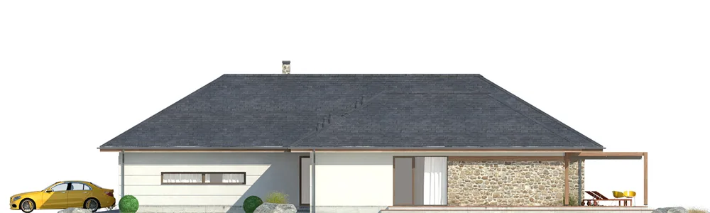 Elewacja boczna prawa